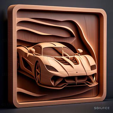 3D model Koenigsegg Gemera (STL)